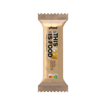 yfood Riegel Salted Caramel & Chocolate, Ein Riegel - Alles drin, 60 Gramm